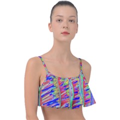 Vibrant-vases Frill Bikini Top by LW323