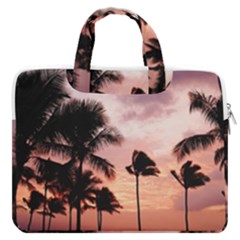 Palm Trees Macbook Pro Double Pocket Laptop Bag by LW323