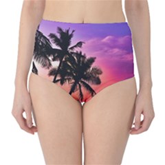 Ocean Paradise Classic High-waist Bikini Bottoms by LW323