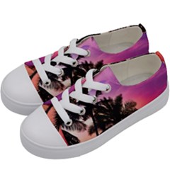 Ocean Paradise Kids  Low Top Canvas Sneakers by LW323