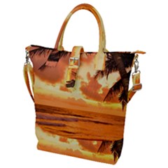 Sunset Beauty Buckle Top Tote Bag by LW323