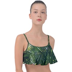 Relaxing Palms Frill Bikini Top by LW323