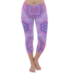 Cotton Candy Capri Winter Leggings  by LW323