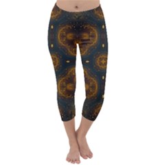 Midnight Romance Capri Winter Leggings  by LW323