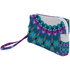 Peacock Wristlet Pouch Bag (small) by LW323