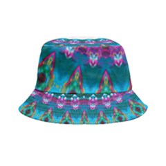 Peacock Inside Out Bucket Hat by LW323