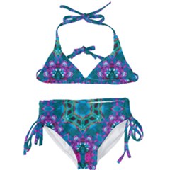 Peacock2 Kids  Classic Bikini Set by LW323