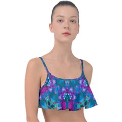 Peacock2 Frill Bikini Top by LW323