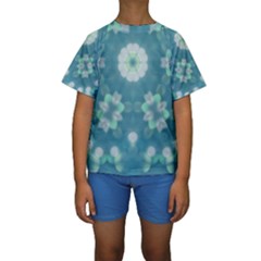 Softpetals Kids  Short Sleeve Swimwear by LW323