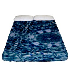 Blue Heavens Fitted Sheet (king Size) by LW323