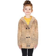 Sparkle Kids  Double Breasted Button Coat by LW323