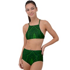 Freshspring3 High Waist Tankini Set by LW323