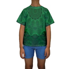 Freshspring1 Kids  Short Sleeve Swimwear by LW323