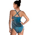 Feathery Blue Tankini Set View2