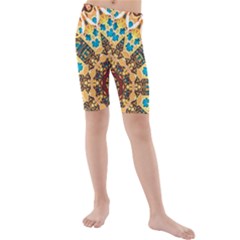 Worthyisthelamb Kids  Mid Length Swim Shorts by LW323