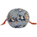 Famous heroes of the kabuki stage played by frogs  Drawstring Bucket Bag View3