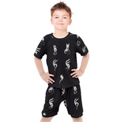 Katzen Cats Katzen Cats Kids  Tee And Shorts Set by WetdryvacsLair