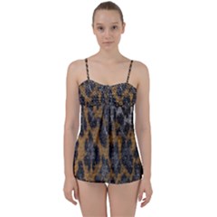 Animalprint Babydoll Tankini Set by PollyParadise