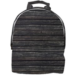 Wooden Linear Geometric Design Mini Full Print Backpack by dflcprintsclothing