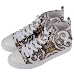 Gold Design Women s Mid-top Canvas Sneakers by LW323