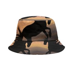 Evening Horses Bucket Hat by LW323