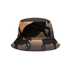 Evening Horses Inside Out Bucket Hat (kids) by LW323