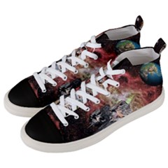 Space Men s Mid-top Canvas Sneakers by LW323