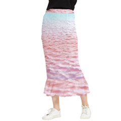 Tropical Ocean Maxi Fishtail Chiffon Skirt by gloriasanchez