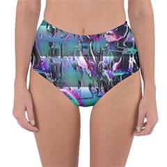 Technophile s Bane Reversible High-waist Bikini Bottoms by MRNStudios