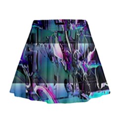 Technophile s Bane Mini Flare Skirt by MRNStudios