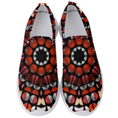 Kaleid Geometric Metal Color Men s Slip On Sneakers by alllovelyideas