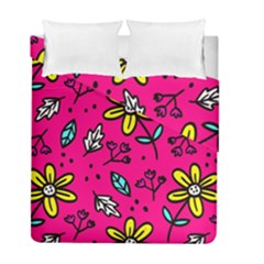 Flowers-flashy Duvet Cover Double Side (full/ Double Size) by alllovelyideas