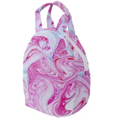 Marbling Art Print Travel Backpacks by kaleidomarblingart