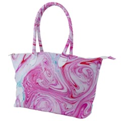 Marbling Art Print Canvas Shoulder Bag by kaleidomarblingart