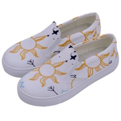 Pattern Mystic Kids  Canvas Slip Ons by alllovelyideas