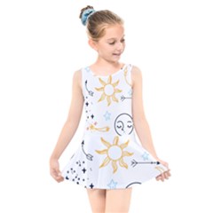 Pattern Mystic Kids  Skater Dress Swimsuit by alllovelyideas