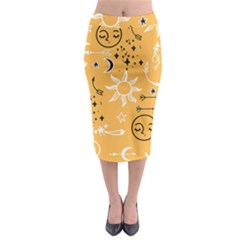 Pattern Mystic Color2 Midi Pencil Skirt by alllovelyideas