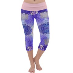 Underwater Vibes Capri Yoga Leggings by gloriasanchez