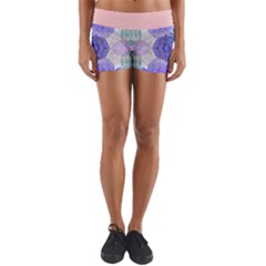 Underwater Vibes Yoga Shorts by gloriasanchez