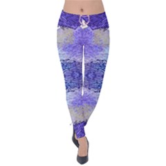 Underwater Vibes Velvet Leggings by gloriasanchez