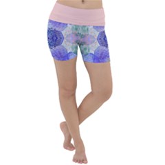 Underwater Vibes Lightweight Velour Yoga Shorts by gloriasanchez