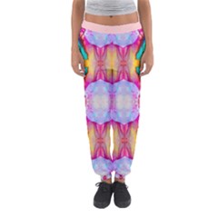 Colorful Abstract Painting E Women s Jogger Sweatpants by gloriasanchez