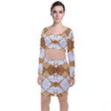 Abstract African Pattern Top and Skirt Sets View1