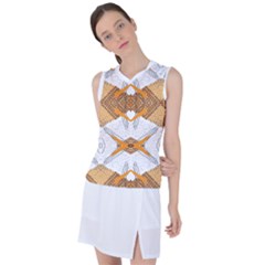 Abstract African Pattern Women s Sleeveless Sports Top by gloriasanchez