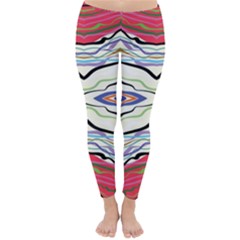 Bohemian Colorful Pattern B Classic Winter Leggings by gloriasanchez