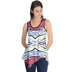 Bohemian Colorful Pattern B Sleeveless Tunic by gloriasanchez