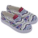 Bohemian Colorful Pattern B Kids  Canvas Slip Ons View3