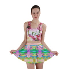 Colorful Neon Pattern  Mini Skirt by gloriasanchez