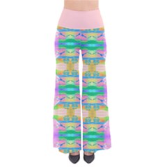 Colorful Neon Pattern  So Vintage Palazzo Pants by gloriasanchez