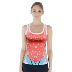 Chic Boho Print E Racer Back Sports Top by gloriasanchez